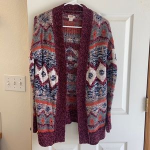 Long sleeve cardigan